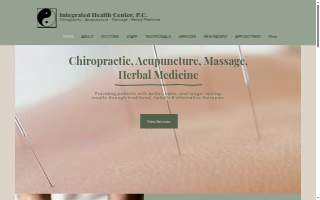 Integrated Health Center website