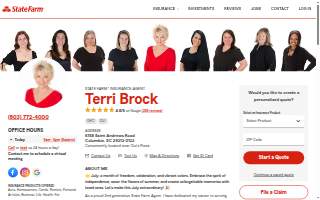 Terri Brock - State Farm Insurance Agent website