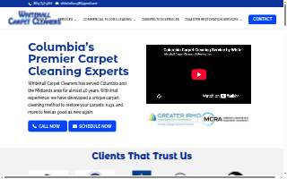 Whitehall Carpet Cleaners website