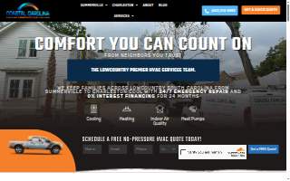 Coastal Carolina Comfort website