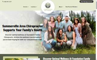 Foundation Family Chiropractic website