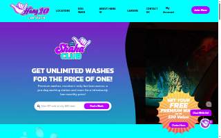 Hang 10 Car Wash of Summerville website