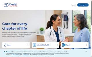 Colonial Healthcare - Family Practice & Urgent Care website