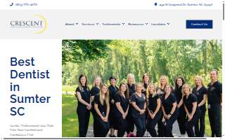 Crescent Family and Cosmetic Dentistry website
