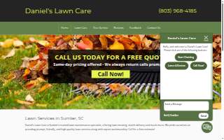 Daniel's Lawn Care website