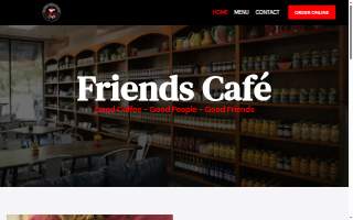 Friends Café website