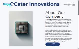 Cater Innovations website
