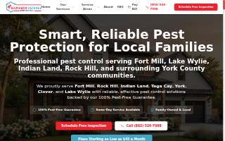 Southern Defense Pest Control website
