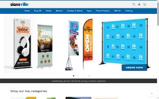 Signsville website