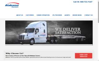 Alabama Carriers website