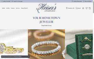 Heiser's Jewelry website