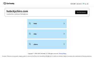 Hub City Chiropractic website