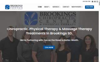 Brookings Chiropractic Center & Physical Therapy website