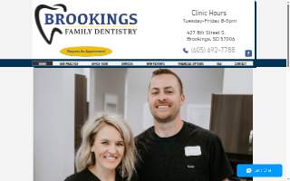 Brookings Family Dentistry website
