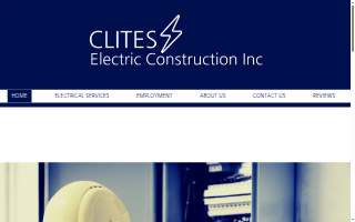 Clites Electric Construction website