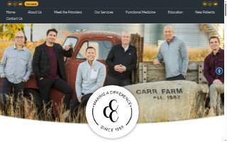 Carr Chiropractic Clinic website