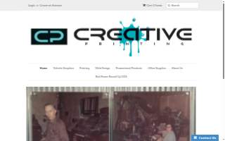 Creative Printing Inc website