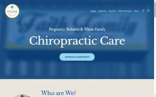 Faith Family Chiropractic website