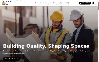 CE Construction LLC website