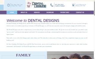 Dental Designs website