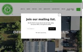 Landscape Garden Centers website