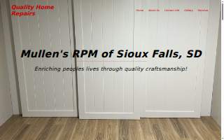 Mullens RPM handyman, construction, & remodeling website