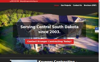 Krueger Contracting website