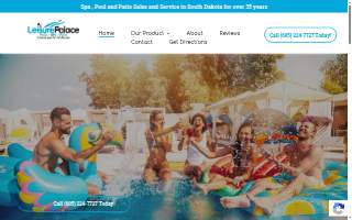 Leisure Palace Pool Spa & Patio website