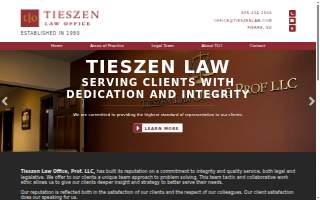 Tieszen Law Office Prof LLC website