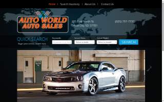 Auto World Auto Sales website