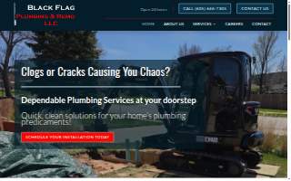 Black Flag Plumbing website