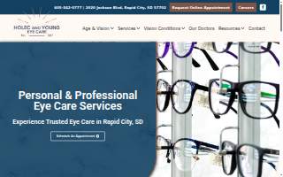 Holec and Young Eye Care website