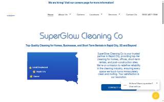 SuperGlow Cleaning Co. website
