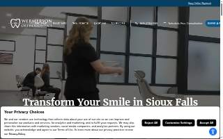 Wermerson Orthodontics - Sioux Falls W 26th website