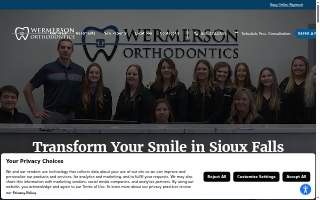 Wermerson Orthodontics website