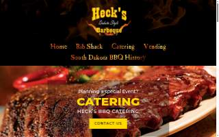 Heck's Dakota Style BBQ website