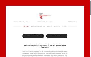Vermillion Chiropractic PC website