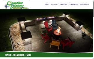 Creative Visions Landscape & Design website