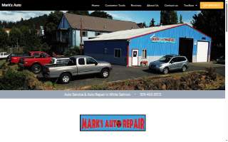 Mark's Auto website