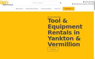 Clark's Rentals website