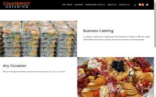 Counterfeit Catering website