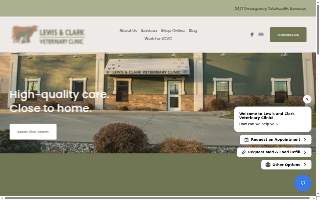 Lewis and Clark Veterinary Clinic website