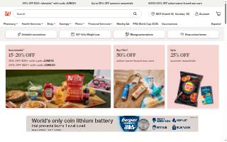 Walgreens website