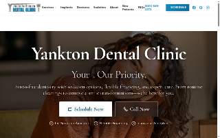Yankton Dental Clinic website