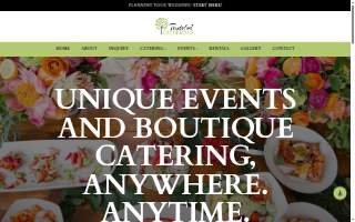 Tasteful Gatherings Catering and Event Rentals website
