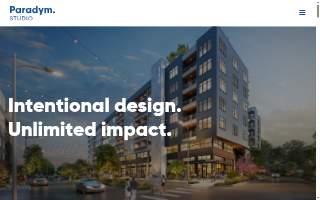 Paradym Studio website