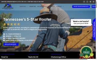 Underdog Roofing website