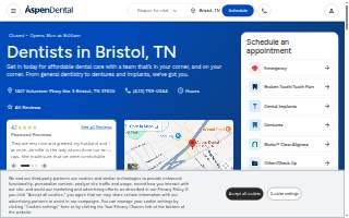 Aspen Dental - Bristol website