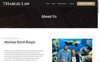 Hargis Law Firm - Attorney Kevin Hargis website