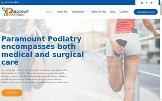 Paramount Podiatry, PLLC of Chattanooga website
